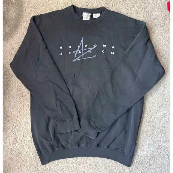 Arizona Jean Co. Embroidered Vintage Crewneck Sweatshirt - Picture 1 of 6